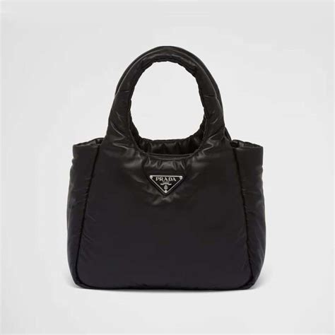 prada nappa tote|Prada nappa soft shoulder bag.